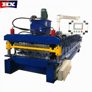 Hot Sale Africa 840 850 PLC Control Automatic Double Layer Roof Tile Steel Roll Forming Machine